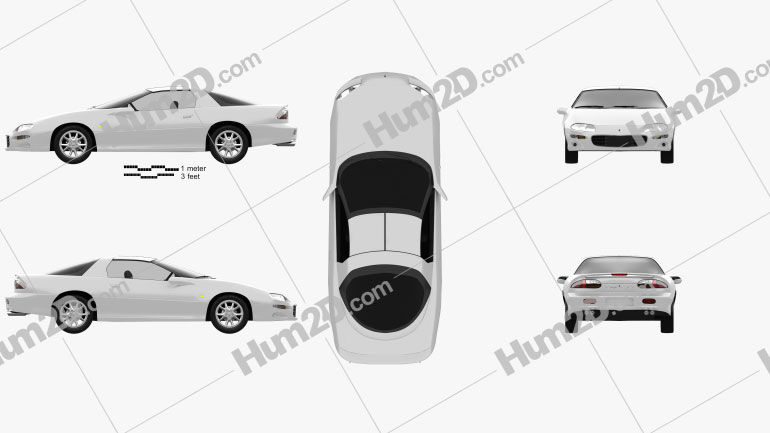 Chevrolet Camaro coupe 2000 PNG Clipart