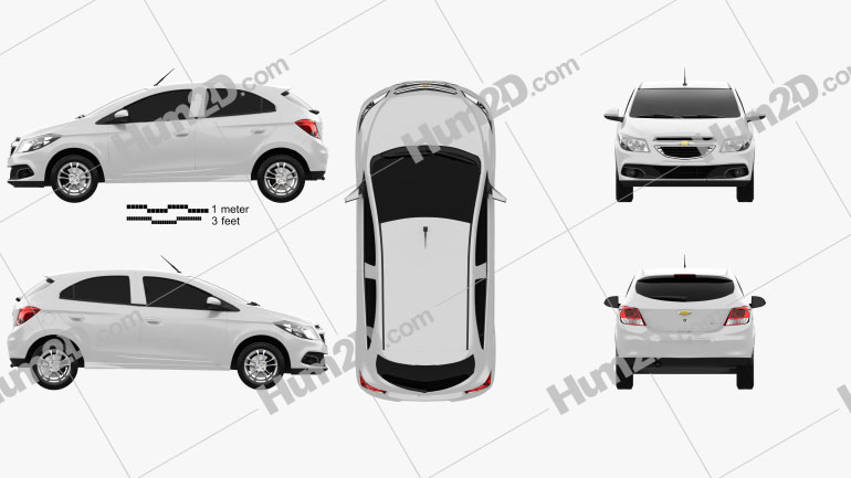 Chevrolet Onix 2013 car clipart