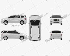 Chevrolet Spin 2012 clipart