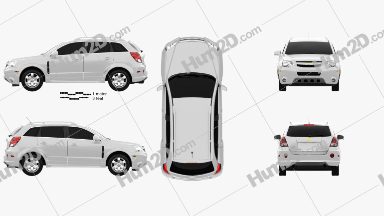 Chevrolet Captiva (Brazil) 2012 car clipart