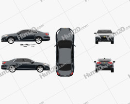 Chevrolet Malibu 2013 car clipart