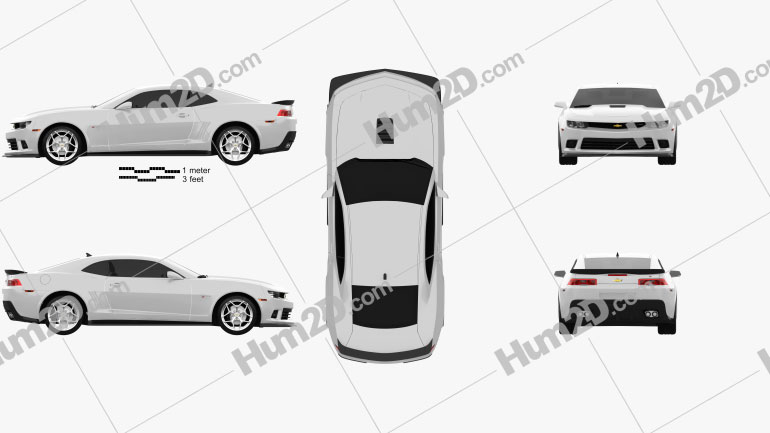 Chevrolet Camaro Z28 coupe 2014 PNG Clipart