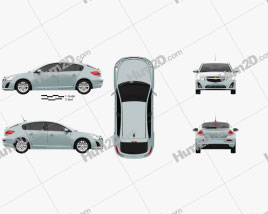 Chevrolet Cruze hatchback 2013 car clipart