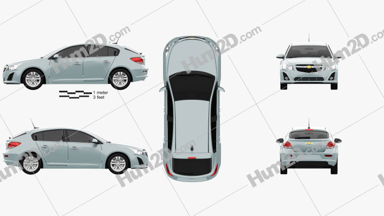 Chevrolet Cruze hatchback 2013 Blueprint