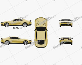 Chevrolet Camaro Bumblebee 2014 car clipart