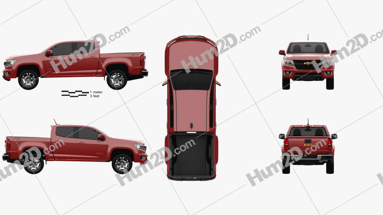 Download Chevrolet Colorado Double Cab 2014 Clipart - Download ...