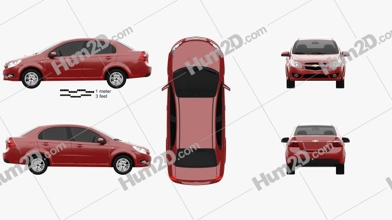 Chevrolet Lova (T250) 2010 Blueprint