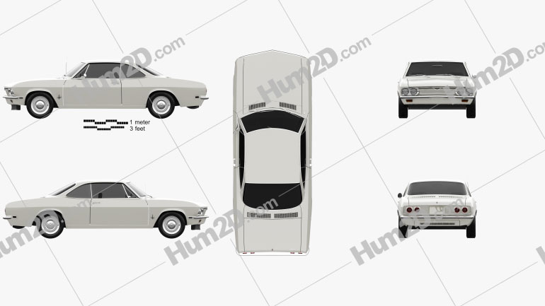 Chevrolet Corvair 1965 PNG Clipart