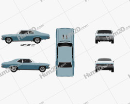 Chevrolet Nova SS 396 1970 car clipart