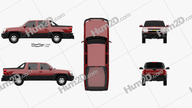 Chevrolet Avalanche 2002 PNG Clipart