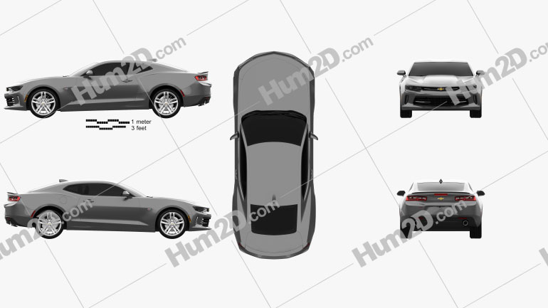 Chevrolet Camaro RS coupe 2016 PNG Clipart