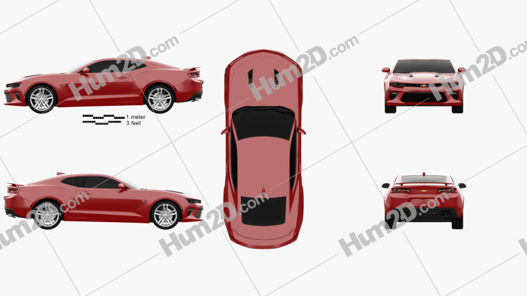 Chevrolet Camaro SS coupe 2016 PNG Clipart