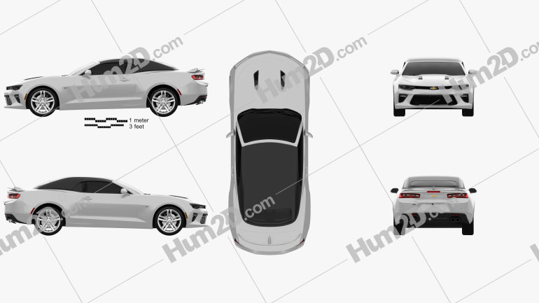 Chevrolet Camaro SS convertible 2016 PNG Clipart