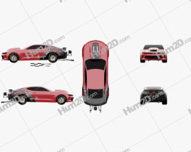 Chevrolet Camaro COPO 2016 car clipart