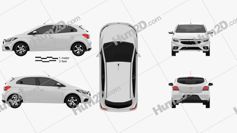 Chevrolet Onix 2016 car clipart