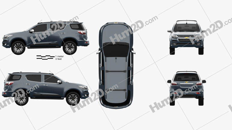 Chevrolet TrailBlazer 2016 Blueprint