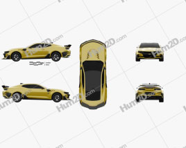 Chevrolet Camaro Bumblebee 2017 car clipart