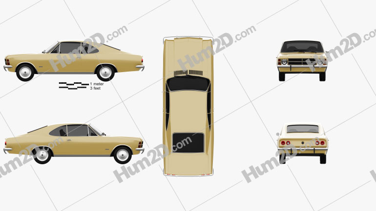 Chevrolet Opala Coupe 1978 PNG Clipart