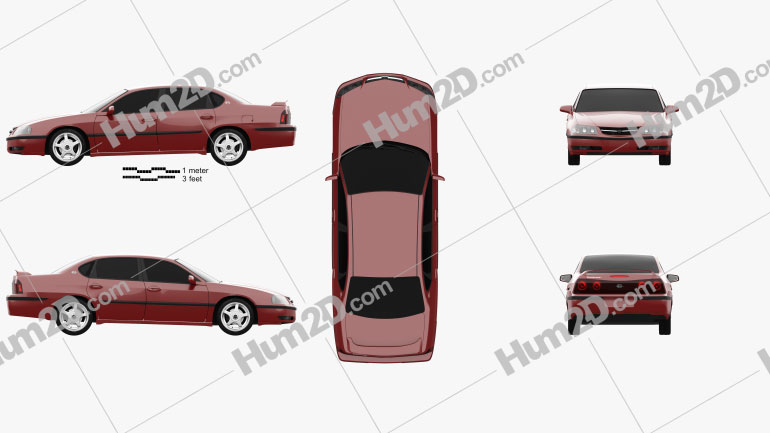 Chevrolet Impala SS 2004 Blueprint