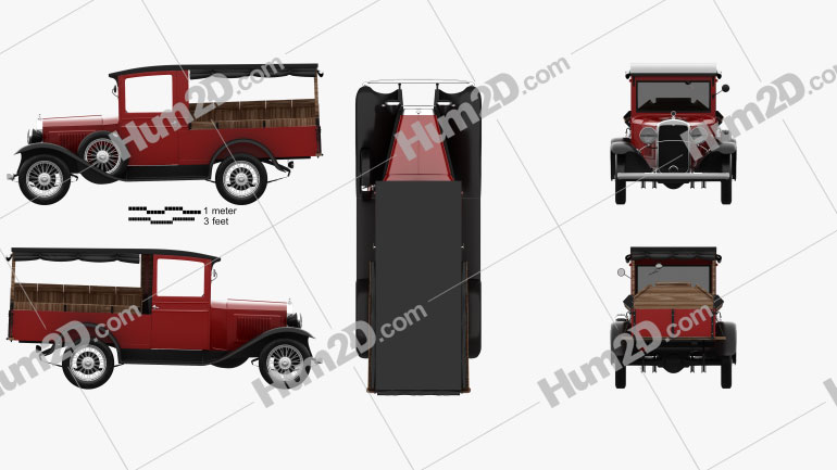Chevrolet Independence Canopy Express 1931 car clipart