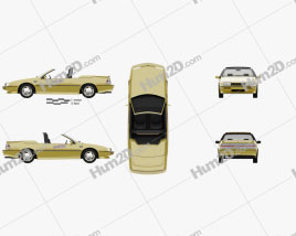Chevrolet Beretta Indy 500 Pace Car 1990 car clipart