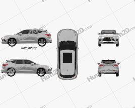 Chevrolet Blazer Premier 2019 car clipart