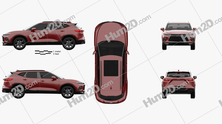 Chevrolet Blazer RS 2019 car clipart