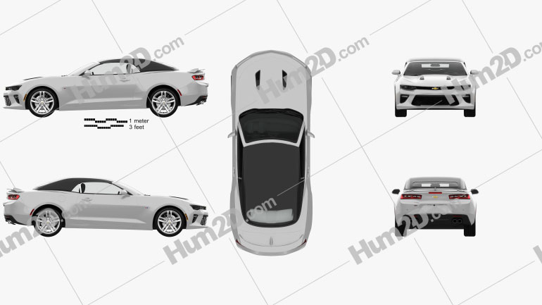 Chevrolet Camaro SS convertible with HQ interior 2016 PNG Clipart