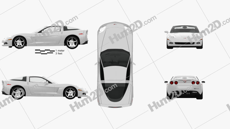 Chevrolet Corvette coupe with HQ interior 2011 Blueprint