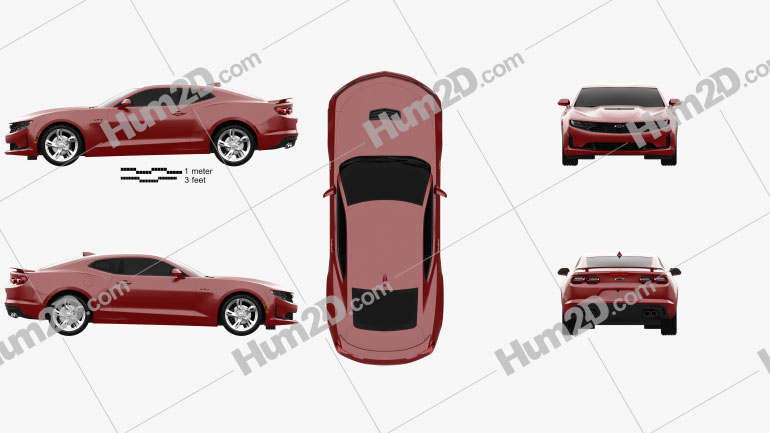 Chevrolet Camaro coupe LT1 2020 PNG Clipart