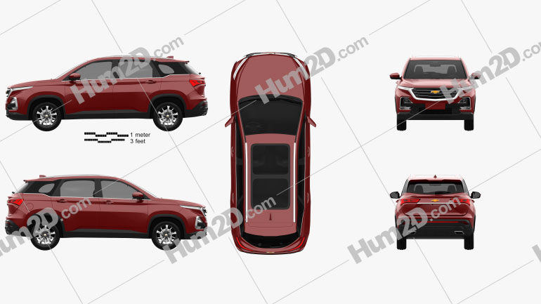 Chevrolet Captiva TH-spec 2019 car clipart