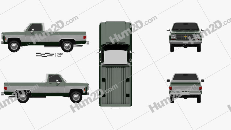 Download Chevrolet K10 Pickup 1974 Clipart - Download Vehicles ...