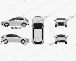 Chevrolet Onix Premier hatchback 2019 car clipart