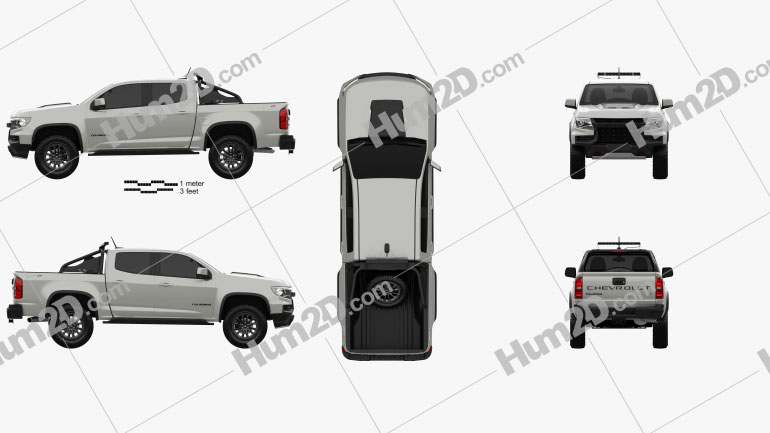 Chevrolet Colorado Double Cab ZR2 SEMA Truck 2021