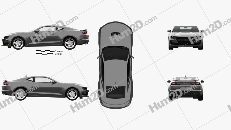 Chevrolet Camaro SS with HQ interior and engine 2020 PNG Clipart