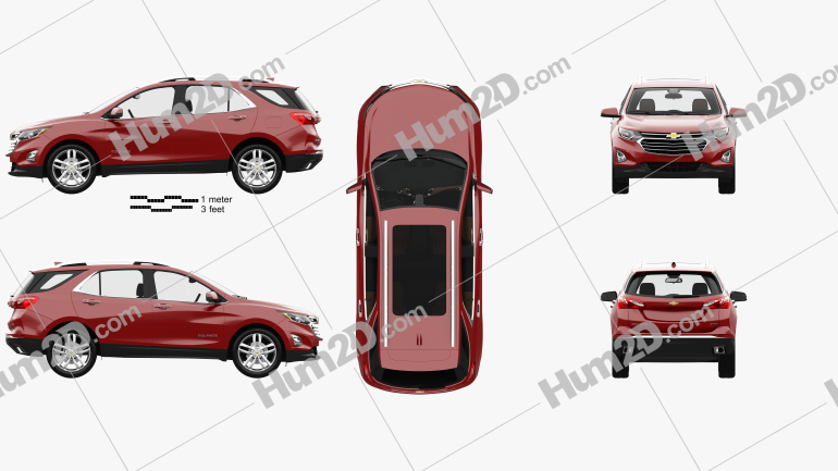 Chevrolet Equinox Premier with HQ interior 2018 PNG Clipart