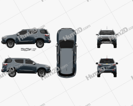 Chevrolet TrailBlazer Premier 2020 car clipart