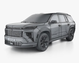 Chevrolet Traverse RS 2024 car clipart