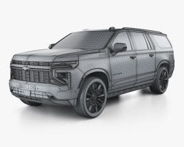 Chevrolet Suburban HighCountry 2024 car clipart