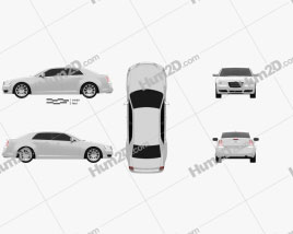 Chrysler 300 2011 car clipart