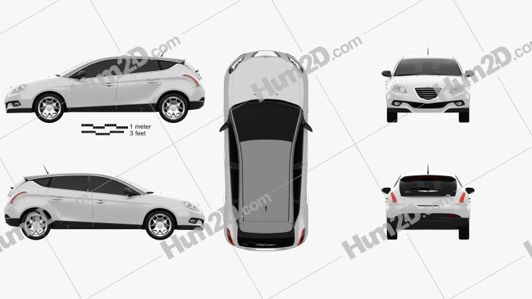 Chrysler Delta 2012 car clipart