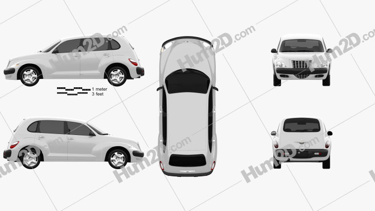 Chrysler PT Cruiser 2005 car clipart