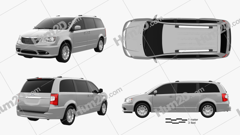Chrysler Town & Country 2012 PNG Clipart
