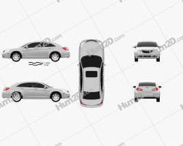 Chrysler Sebring sedan 2007 car clipart