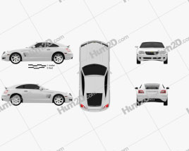 Chrysler Crossfire coupe 2003 car clipart