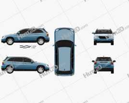 Chrysler Pacifica 2006 car clipart