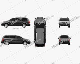 Chrysler Grand Voyager 2011 clipart