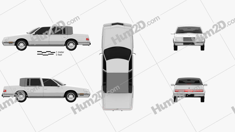 Chrysler Imperial 1989 PNG Clipart