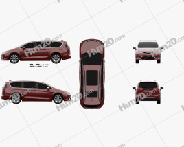 Chrysler Pacifica 2017 clipart