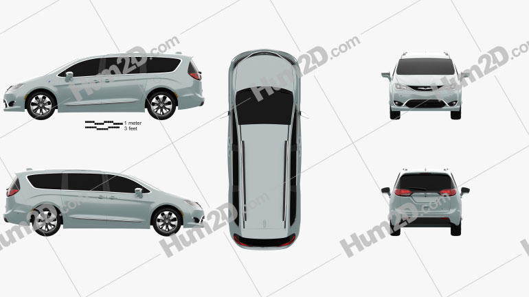 Chrysler Pacifica Hybrid 2017 PNG Clipart